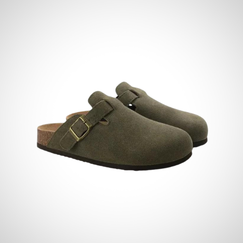 Suede Clogs